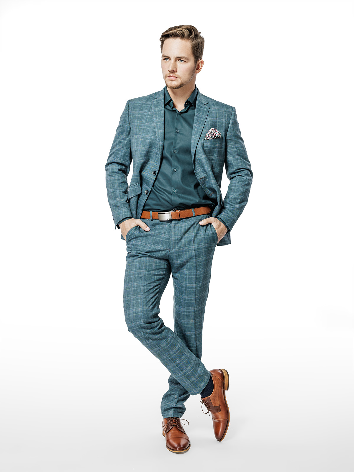 GIORGIO Fashion business oblek a kožené boty na míru GIORGIO Fashion business oblek a kožené boty na míru