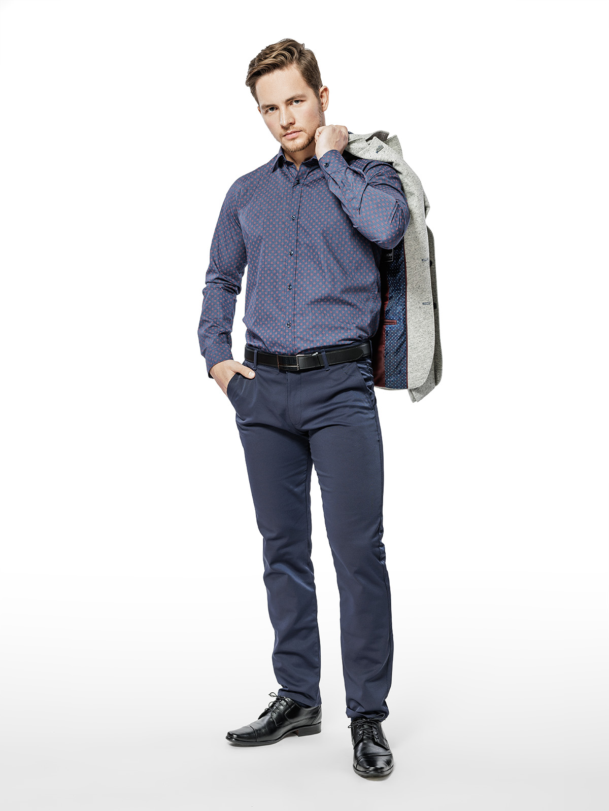 Giorgio Fashion pánská košile modrá – Giorgio Fashion Plzeň
